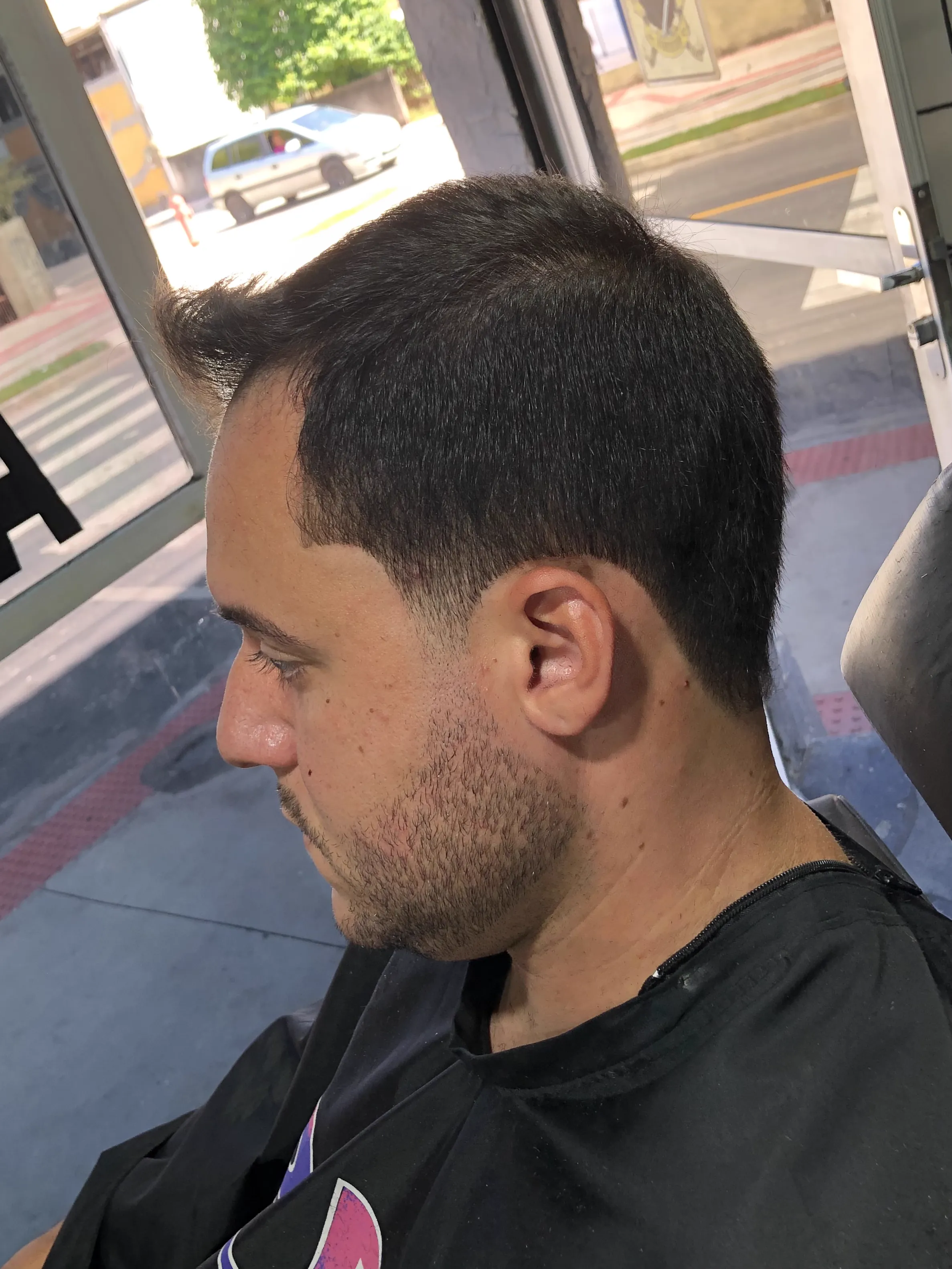 Corte americano com side part